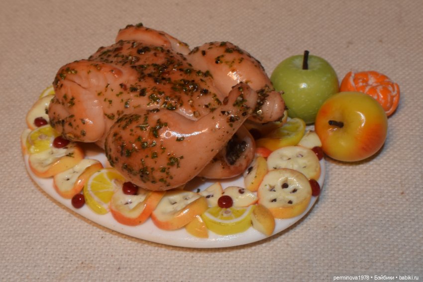 Новогоднее меню — Кукольная миниатюра своими руками: еда (фото 2)