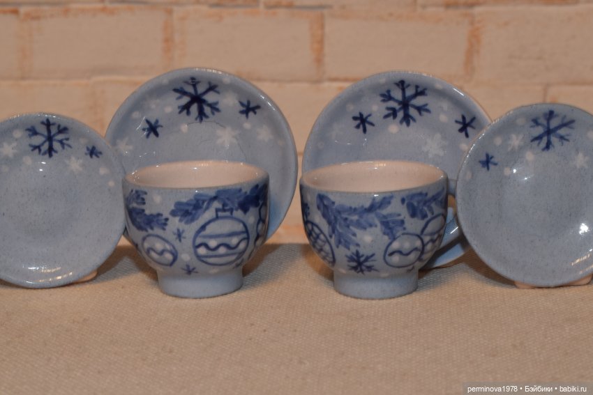 Наборы посуды к Новому Году (фото 10)