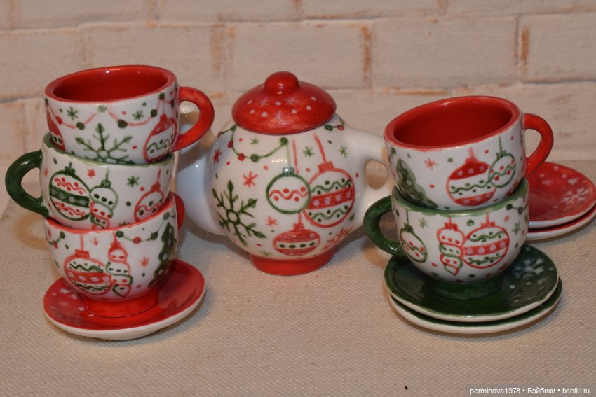 Наборы посуды к Новому Году (фото 5)