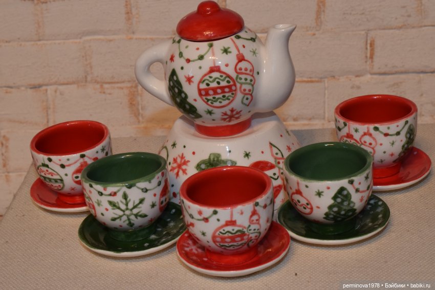 Наборы посуды к Новому Году (фото 4)