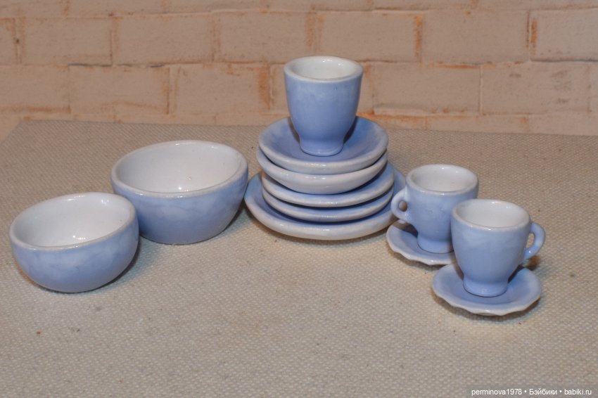 Новогодняя посуда 1 к 6 — Кукольная миниатюра своими руками: еда