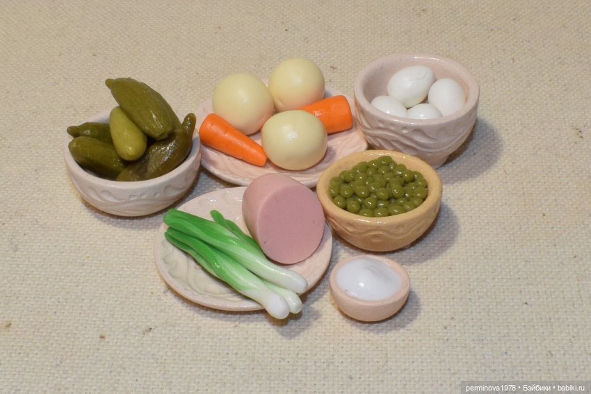 "Оливье" игровой набор 1 к 6 (фото 3)