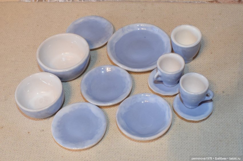 Наборы керамической посуды. Декор