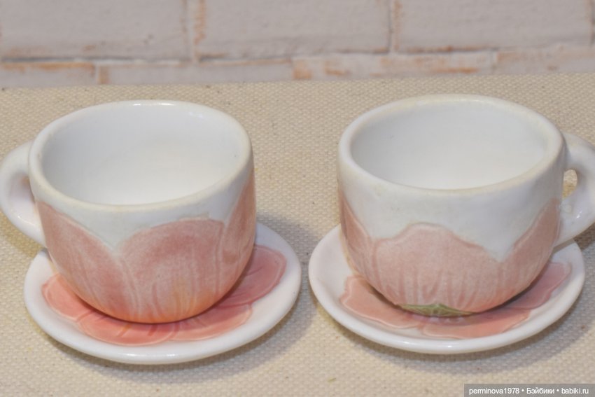 Наборы керамической посуды. Декор