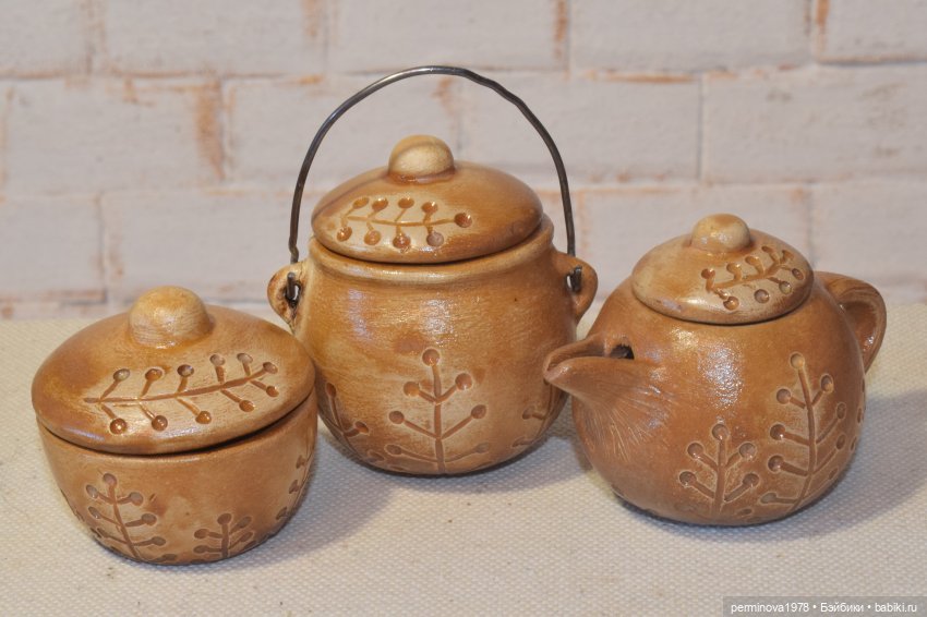 Наборы керамической посуды Часть вторая