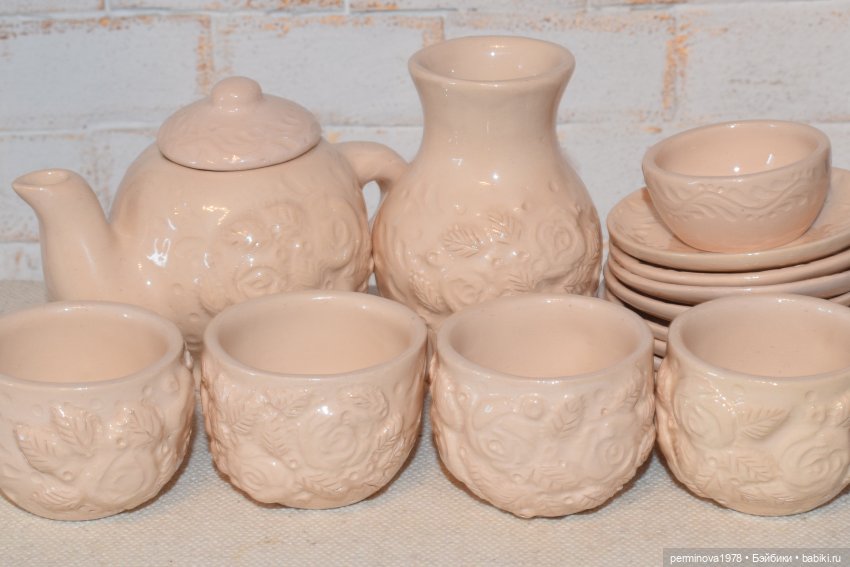 "Розовый сад" набор кукольной миниатюры (фото 4)