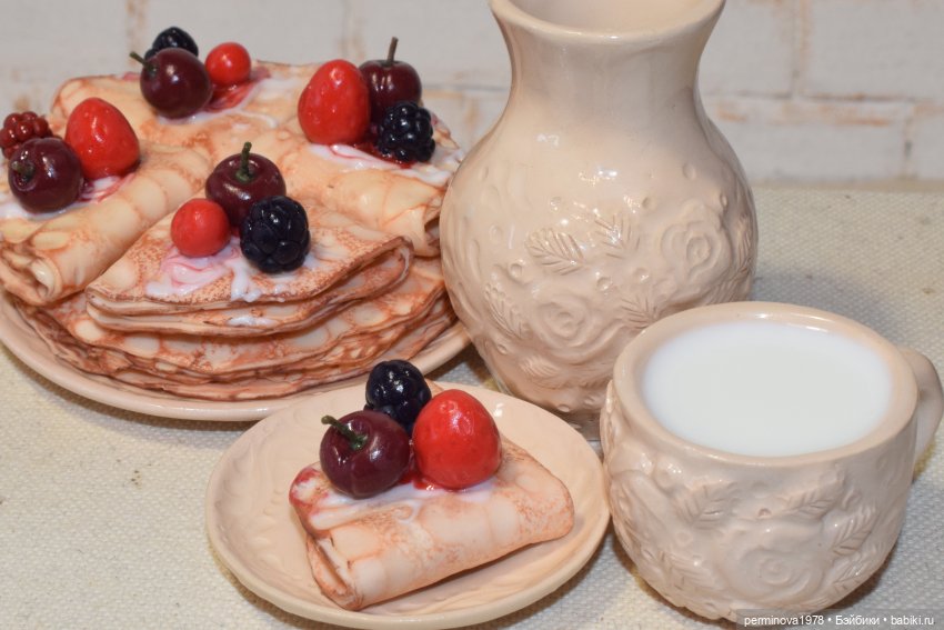 "Розовый сад" набор кукольной миниатюры (фото 9)