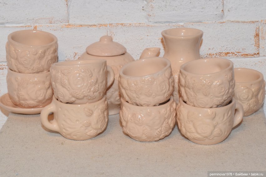 "Розовый сад" набор кукольной миниатюры