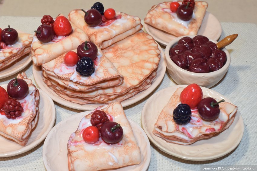 "Розовый сад" набор кукольной миниатюры (фото 5)