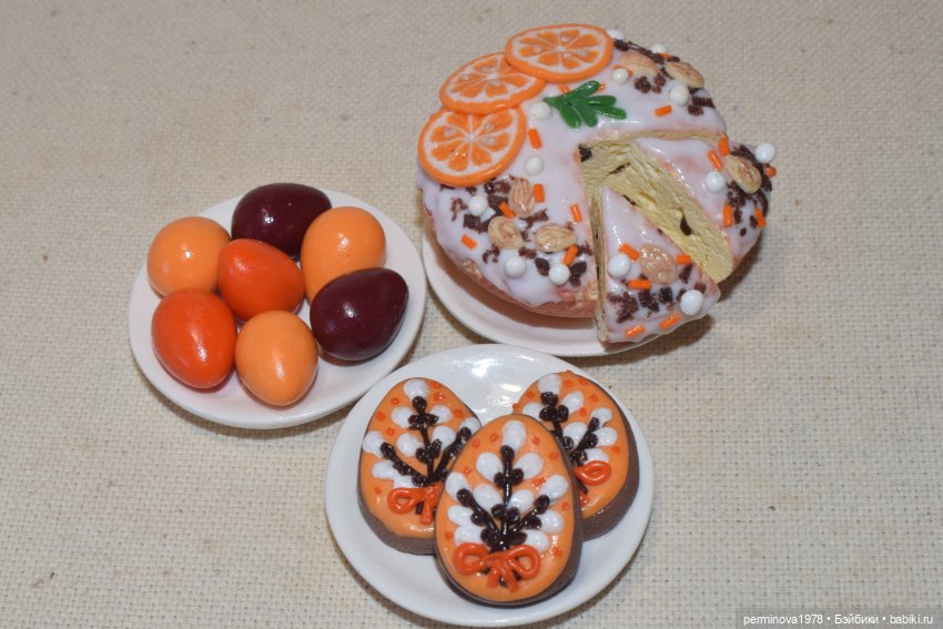 Пасха. Кукольная миниатюра