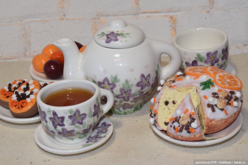 Пасха. Кукольная миниатюра