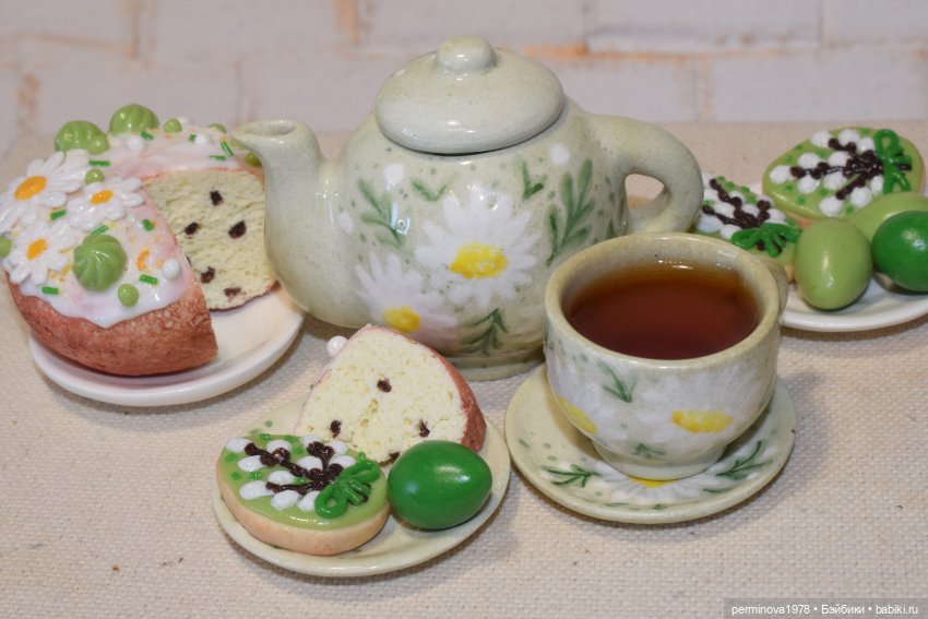 Пасха. Кукольная миниатюра