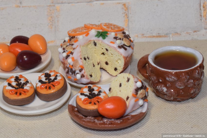 Пасха. Кукольная миниатюра