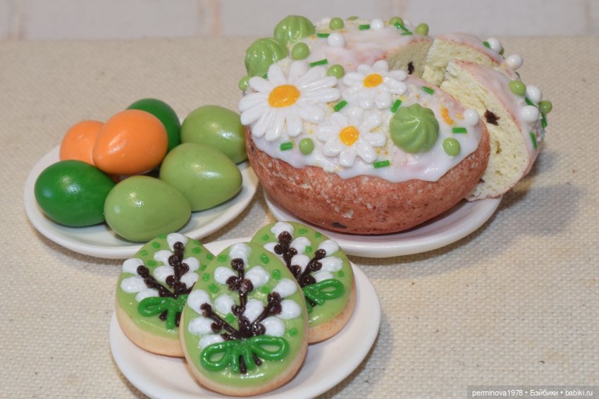 Пасха. Кукольная миниатюра