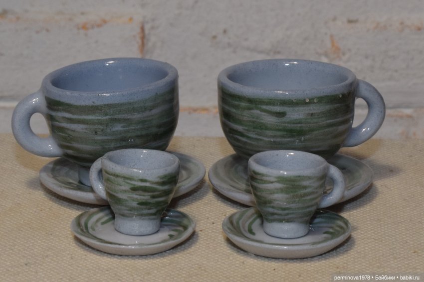 Сервизы для кукол — Кукольная миниатюра своими руками: еда (фото 8)