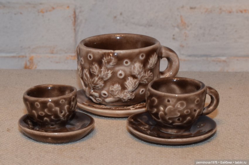 Сервизы для кукол — Кукольная миниатюра своими руками: еда