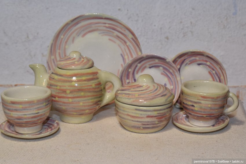 Сервизы для кукол — Кукольная миниатюра своими руками: еда (фото 10)