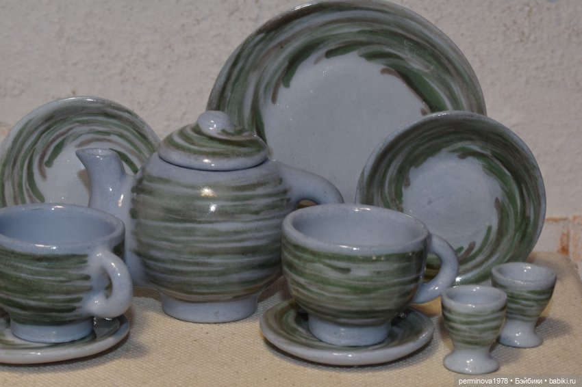 Сервизы для кукол — Кукольная миниатюра своими руками: еда (фото 7)