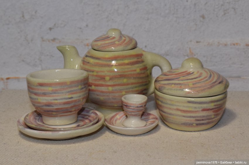 Сервизы для кукол — Кукольная миниатюра своими руками: еда