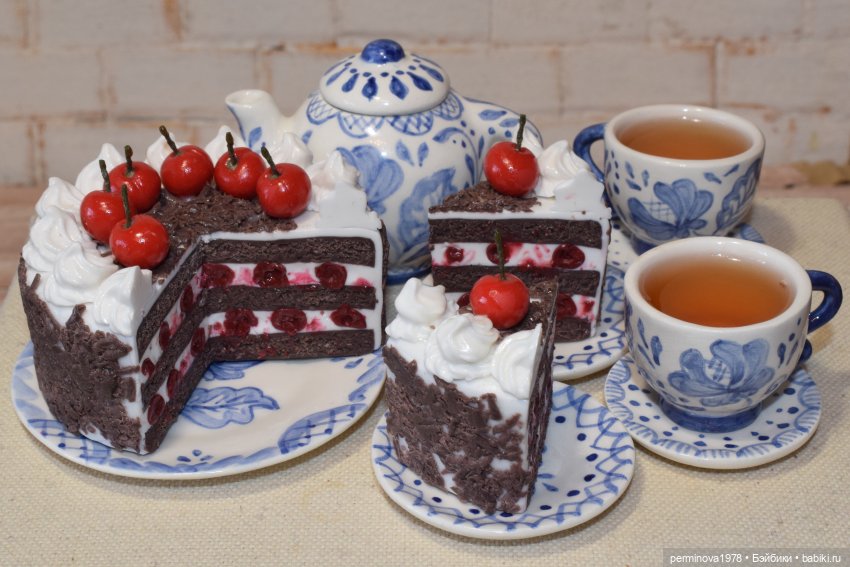 Торт и блины. Минитюра 1 к 4 (фото 4)