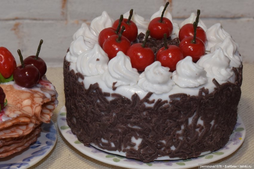 Торт и блины. Минитюра 1 к 4