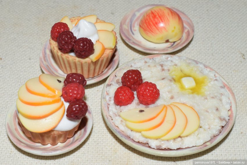 Завтрак — Кукольная миниатюра своими руками: еда