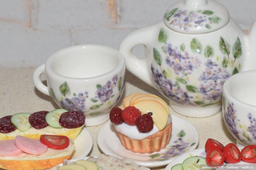 Завтрак. Вариант второй — Кукольная миниатюра своими руками: еда