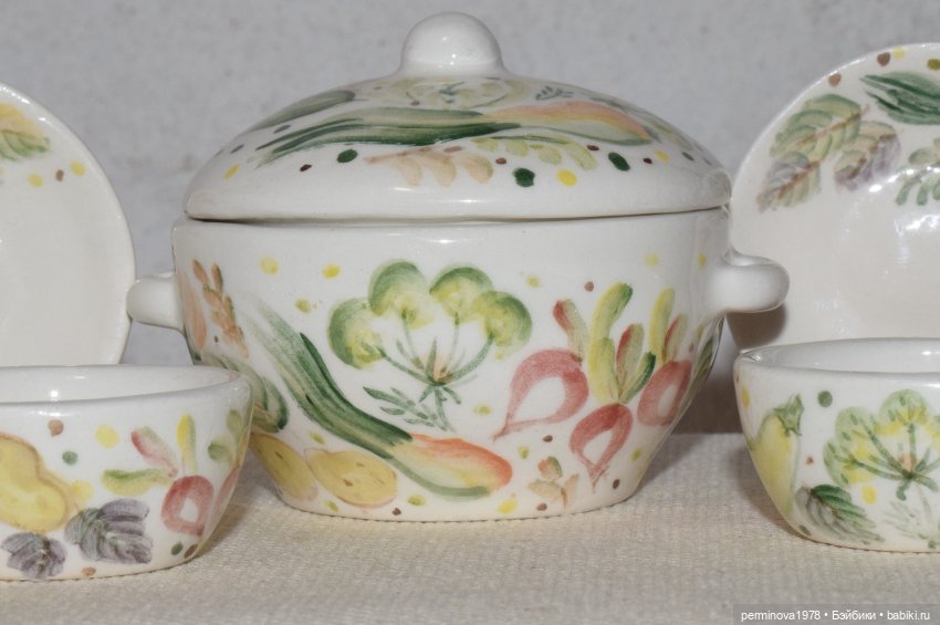 "Овощное изобилие" набор посуды 1 к 4 (фото 3)