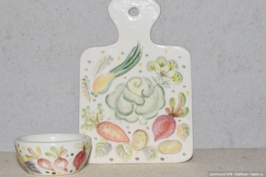 "Овощное изобилие" набор посуды 1 к 4 (фото 2)