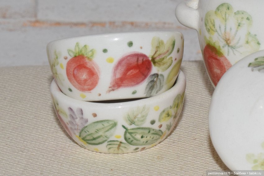 "Овощное изобилие" набор посуды 1 к 4 (фото 7)