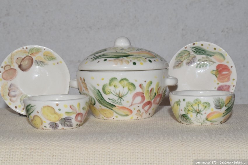 "Овощное изобилие" набор посуды 1 к 4 (фото 5)