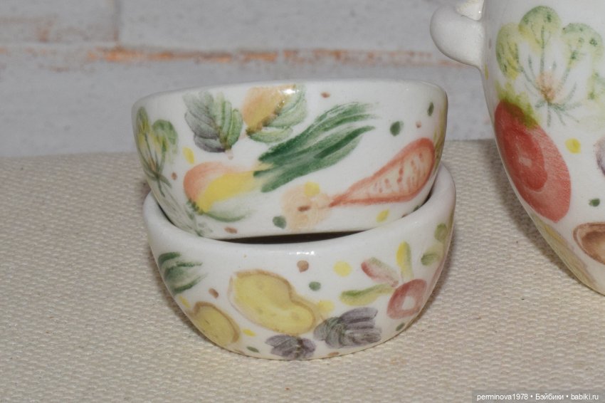 "Овощное изобилие" набор посуды 1 к 4 (фото 8)