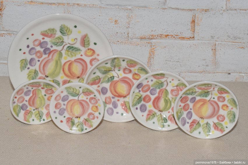 "Яблочный пирог" набор миниатюры 1 к 4 (фото 4)