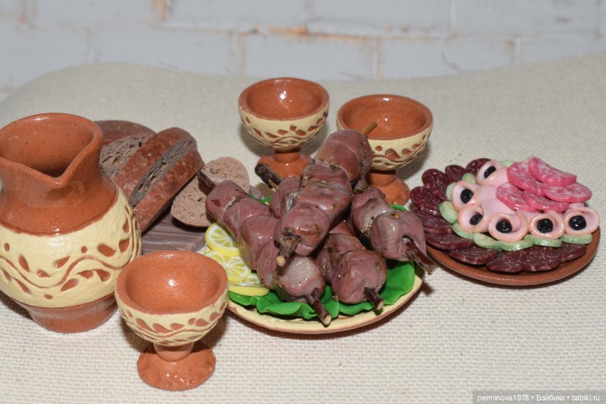 Королевский пир — Кукольная миниатюра своими руками: еда