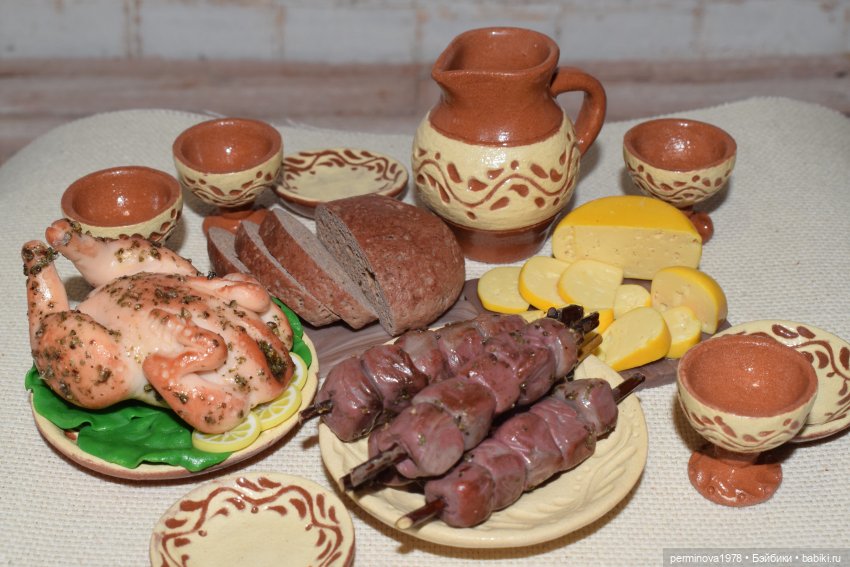 Королевский пир — Кукольная миниатюра своими руками: еда