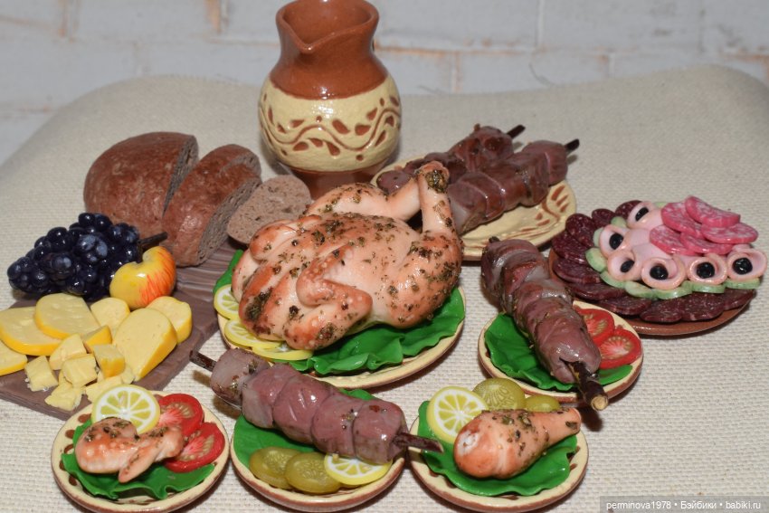 Королевский пир — Кукольная миниатюра своими руками: еда