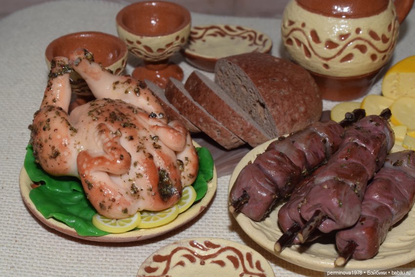 Королевский пир — Кукольная миниатюра своими руками: еда