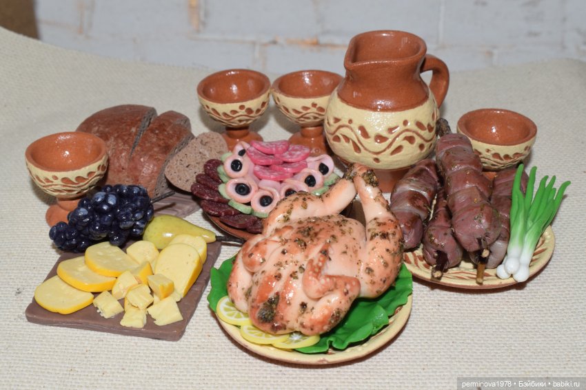 Королевский пир — Кукольная миниатюра своими руками: еда (фото 10)