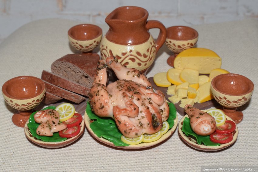 Королевский пир — Кукольная миниатюра своими руками: еда