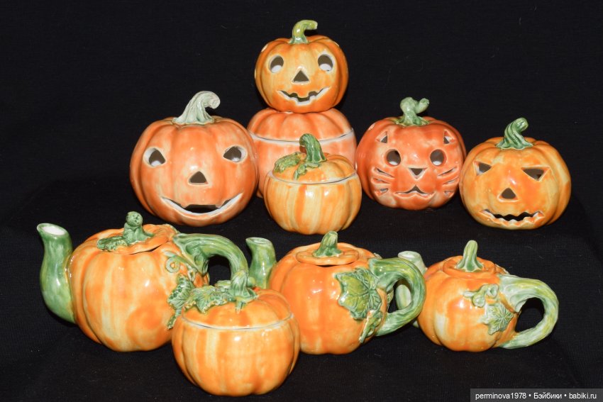 Фонарики тыковки — Кукольная миниатюра своими руками: еда