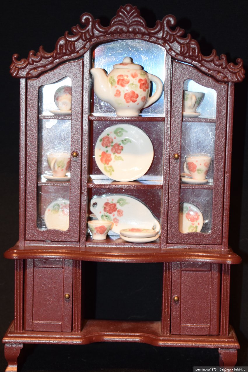 Сервиз цветочый для "Дома мечты" 1 к 12