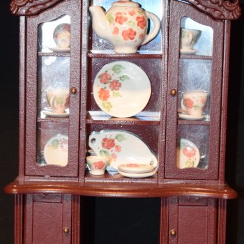 Сервиз цветочый для "Дома мечты" 1 к 12