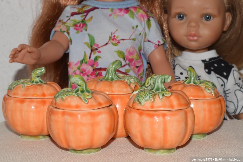 Ещё тыквы — Кукольная миниатюра своими руками: еда