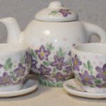 чайный сервиз"Цеточная полянка"