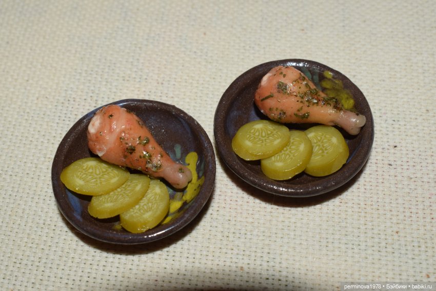 Жареная рыбка — Кукольная миниатюра своими руками: еда