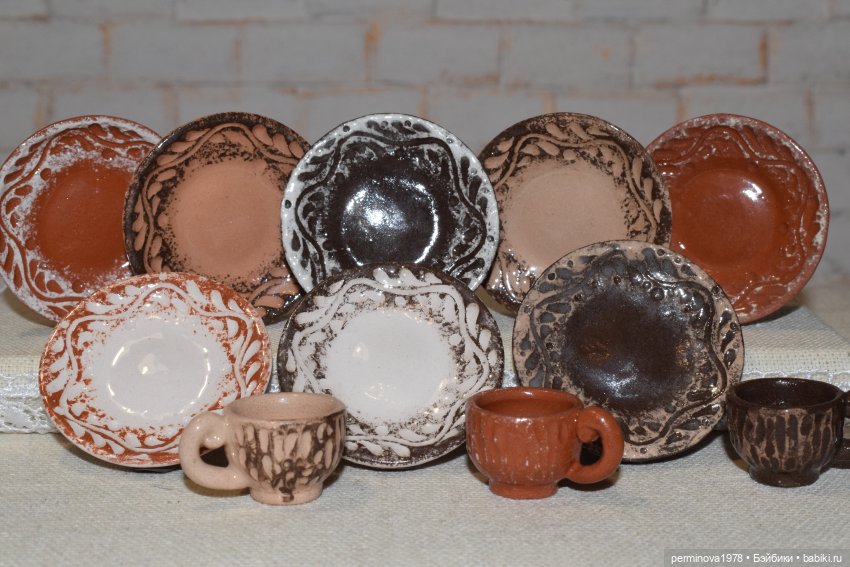 Керамика для кукол 1 к 6 — Кукольная миниатюра своими руками: еда (фото 5)