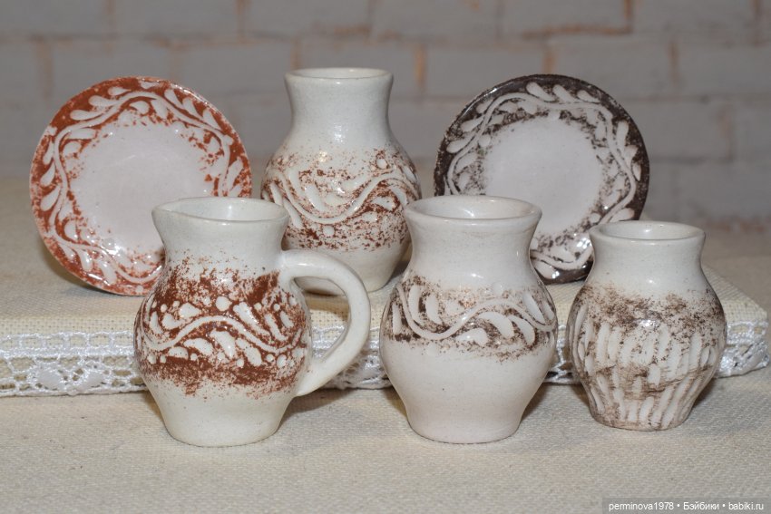 Керамика для кукол 1 к 6 — Кукольная миниатюра своими руками: еда (фото 6)