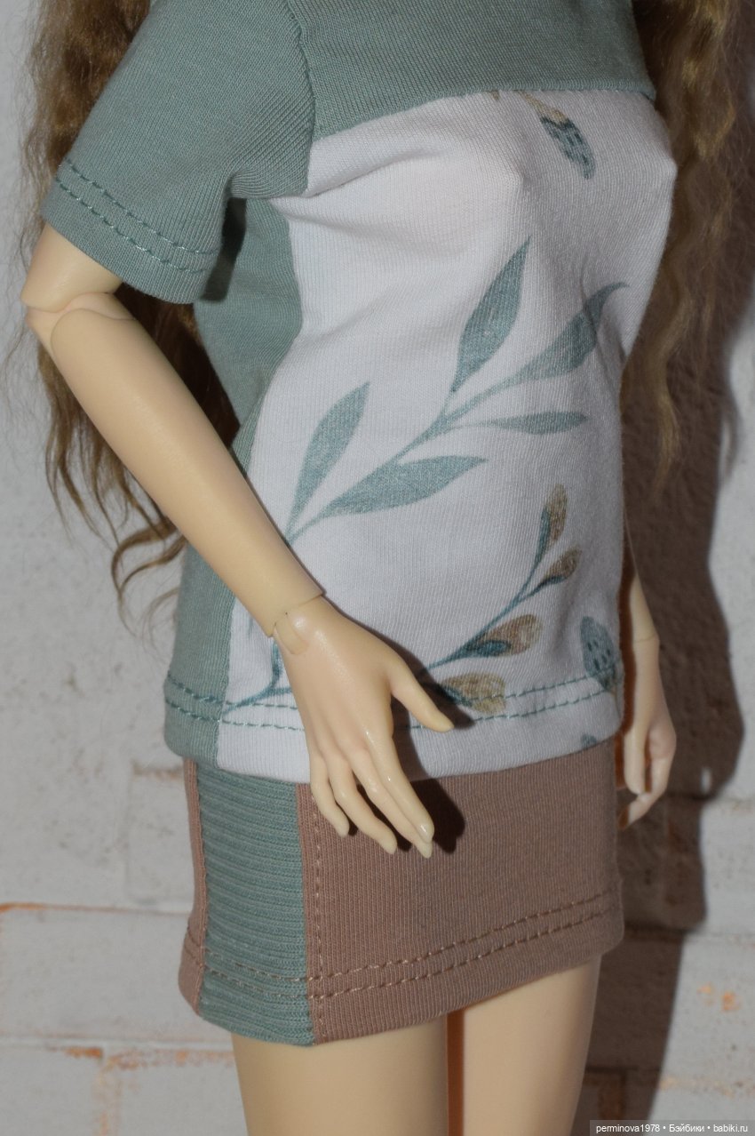 Комплект одежды "Шалфей и миндаль" (фото 7)