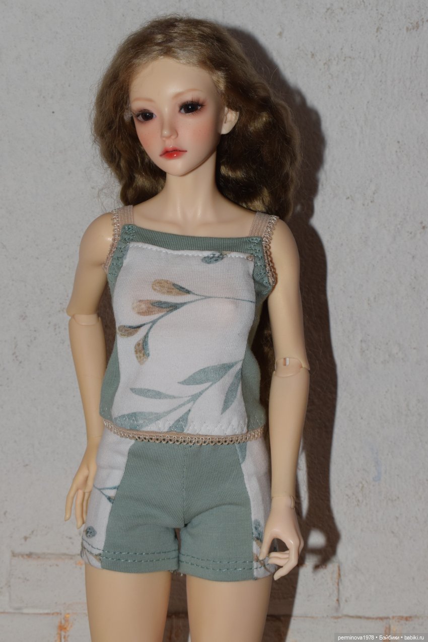 Комплект одежды "Шалфей и миндаль"