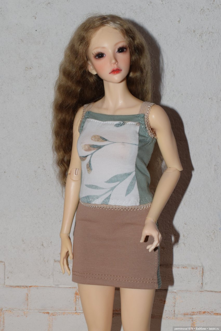 Комплект одежды "Шалфей и миндаль"